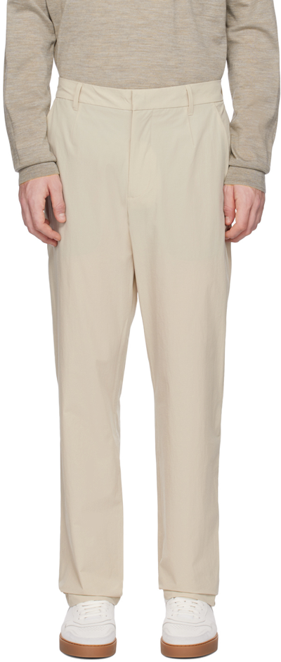 Norse Projects Beige Aaren Trousers In 0920 Light Khaki