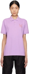 MONCLER PURPLE PATCH POLO