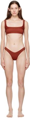 HAIGHT BURGUNDY GABI & LEILA BIKINI