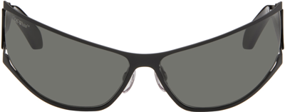 Off-white Black Luna Sunglasses In Black Dark Grey