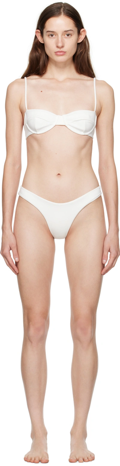 Haight Off-white Vintage & Leila Bikini In 0014 Off White