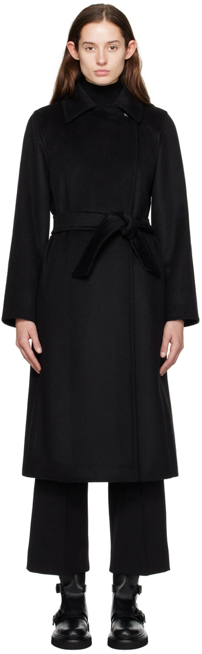 Max Mara Manuela Coat In Black