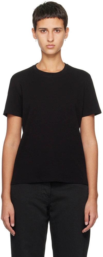 THE ROW BLACK WESLER T-SHIRT