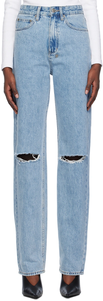 Ksubi Blue Playback Jeans In Denim