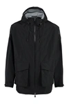 HERNO HERNO HOODED TECHNO FABRIC RAINCOAT