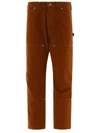 Human Made Men's "duck Painter" Trousers In Brown