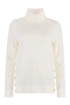Michael Michael Kors Merino Sweater In Panna