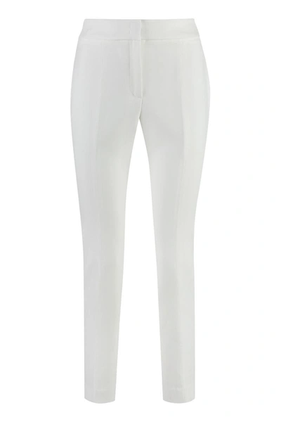 Peserico Cotton Trousers In White