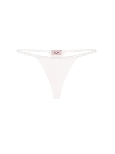 Nué Silk Thong - Atterley In White