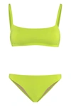 Lido Bustier-style Bikini Set In Yellow