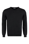 The (alphabet) Crew-neck Sweater In Black