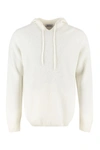 The (alphabet) Wool-blend Hoodie In Ivory