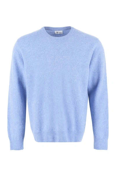 The (alphabet) The (knit) - Wool And Cashmere Pullover In Blue