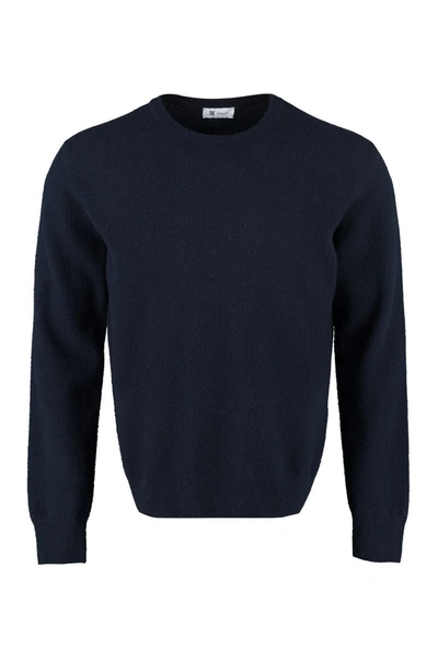 The (alphabet) Blue Wool And Cashmere Pullover For Men