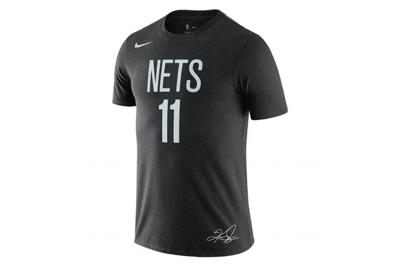 Pre-owned Nike Nba Kyrie Irving Brooklyn Nets T-shirt Core Black