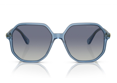 Swarovski Eyewear Octagonal Frame Sunglasses In Blue
