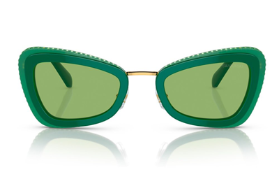 Swarovski Eyewear Cat In Green