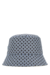 Prada Triangle Logo Allover Printed Bucket Hat