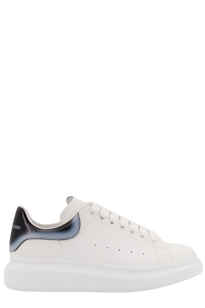 Alexander Mcqueen Round Toe Lace In White