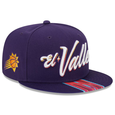 New Era Men's  Purple Phoenix Suns 2023/24 City Edition 9fifty Snapback Adjustable Hat