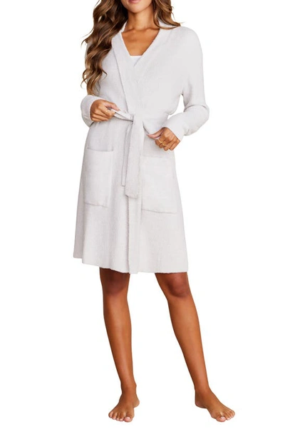 Barefoot Dreams Cozychic™ Lite® Ribbed Robe In Heather Malibu Mist-pearl