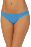 On Gossamer Mesh Hip G-string In Light Blue