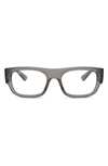 Ray Ban Kristin 54mm Rectangular Optical Glasses In Transparent Grey
