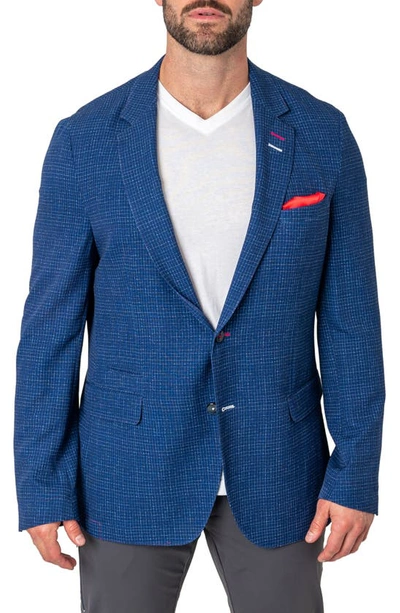 Maceoo Unconstructed Squared Blazer In Blue