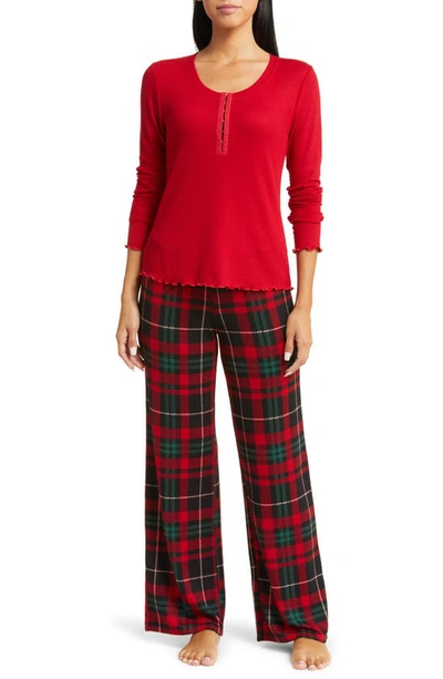 Honeydew Intimates Snowed In Pajamas In Merry Plaid