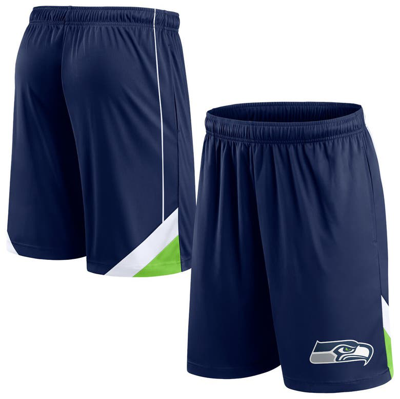 Fanatics Branded Navy Seattle Seahawks Interlock Shorts