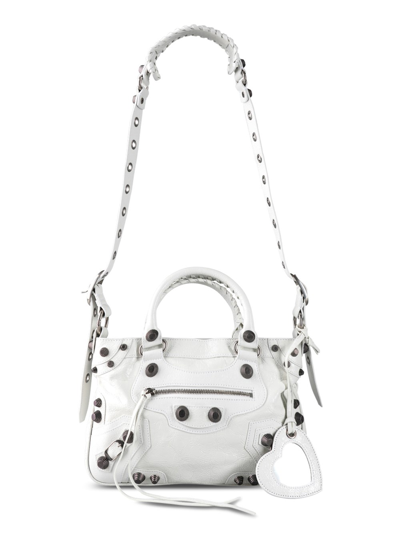 Balenciaga Medium Neo Cagole Tote Bag In White