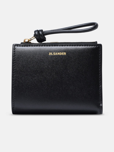 Jil Sander Black Calf Leather Wallet