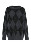 Aspesi Argyle Sweater In Grey