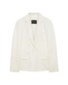 Joseph Textured Viscose Joaquim Jacket In White