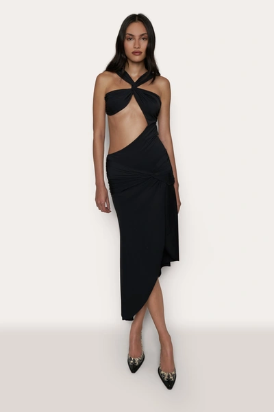 danielle guizio black dress Ny Surya Cut Out In in shorts Composition mfgstyle_BEBE2049 Strappy Backless Maxi Dress XS-4XB:XS