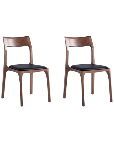 MANHATTAN COMFORT MANHATTAN COMFORT SET OF 2 STRINE DINING CHAIRS