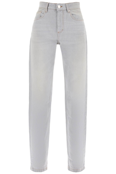 Ami Alexandre Mattiussi Straight Cut Jeans In Grey