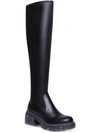 COOL PLANET BY STEVE MADDEN ROSALIAA WOMENS FAUX LEATHER CHUNKY KNEE-HIGH BOOTS