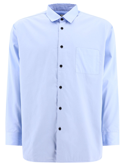 Gr10 K Poplin Polartec® Shirt In Blue