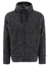 JUNYA WATANABE JUNYA WATANABE MAN TEXTURED DRAWSTRING ZIPPED HOODIE