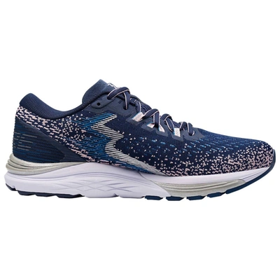 361 Degrees Women's Spire 4 Running Shoes - Medium Width In Black Iris/silver In Blue