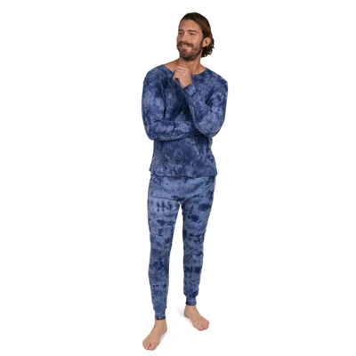 Leveret Mens Two Piece Cotton Pajamas Tie Dye In Multi