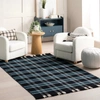 Nuloom Denton Country Plaid Wool Fringe Area Rug