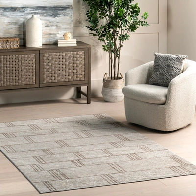 Nuloom Yadira Geometric Machine Washable Area Rug