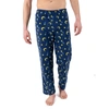 Leveret Mens Fleece Pajama Pants Moon In Multi