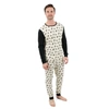 LEVERET MENS TWO PIECE COTTON PAJAMAS PANDA