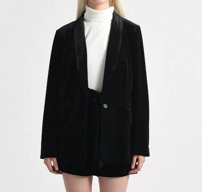 Molly Bracken Shine Your Light Blazer In Black