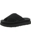 Ugg Goldenstar Crossover Slide Sandal In Black