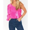 Show Me Your Mumu Party Top In Pink