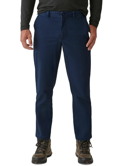 Bass Outdoor Baxter Mens Twill Stretch Chino Pants In Blue